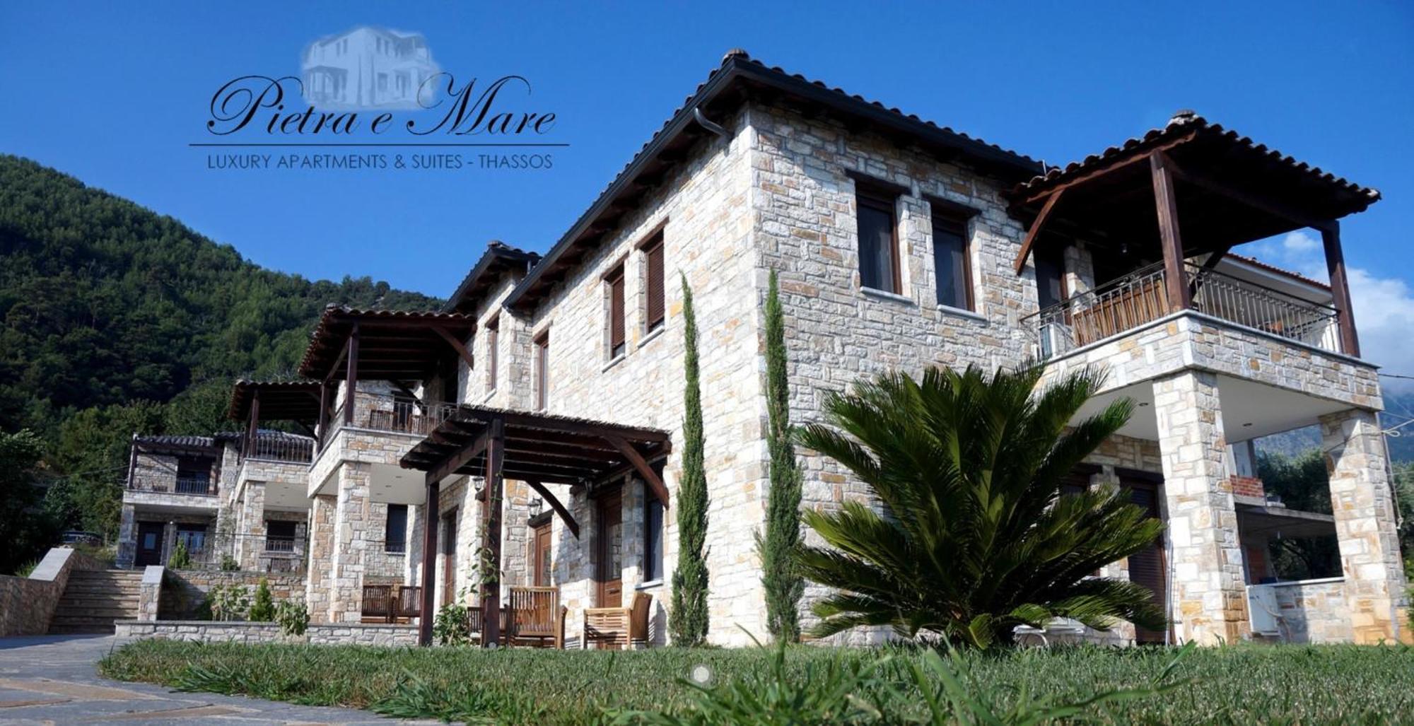 Pietra E Mare Apartment Skala Potamia  Bagian luar foto